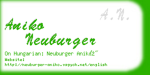 aniko neuburger business card